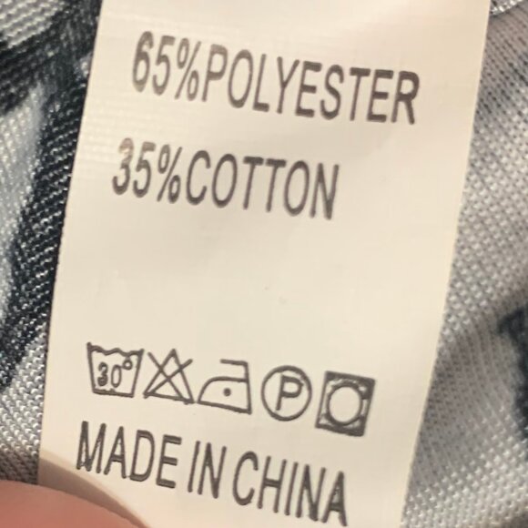 Women's XXL Beach Bathing Suit Cover Up Grey and Black - Picture 5 of 8